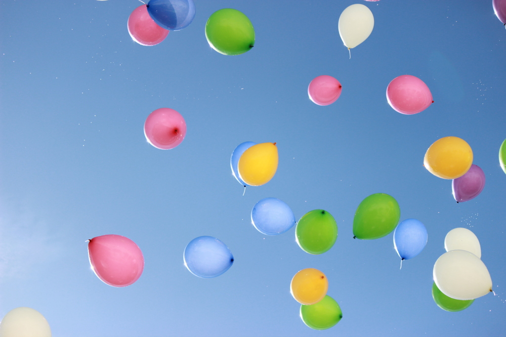 幸せ、空を飛ぶ