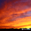 雲と夕焼け