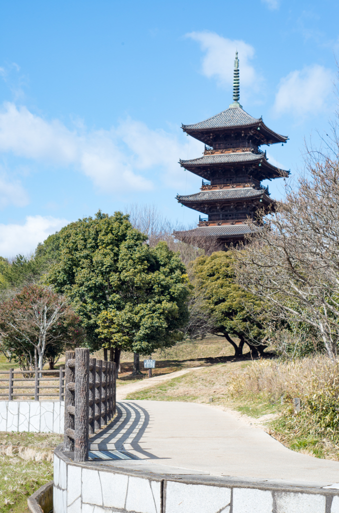 備中国分寺の五重塔