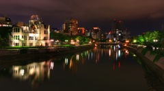 原爆ドーム夜景