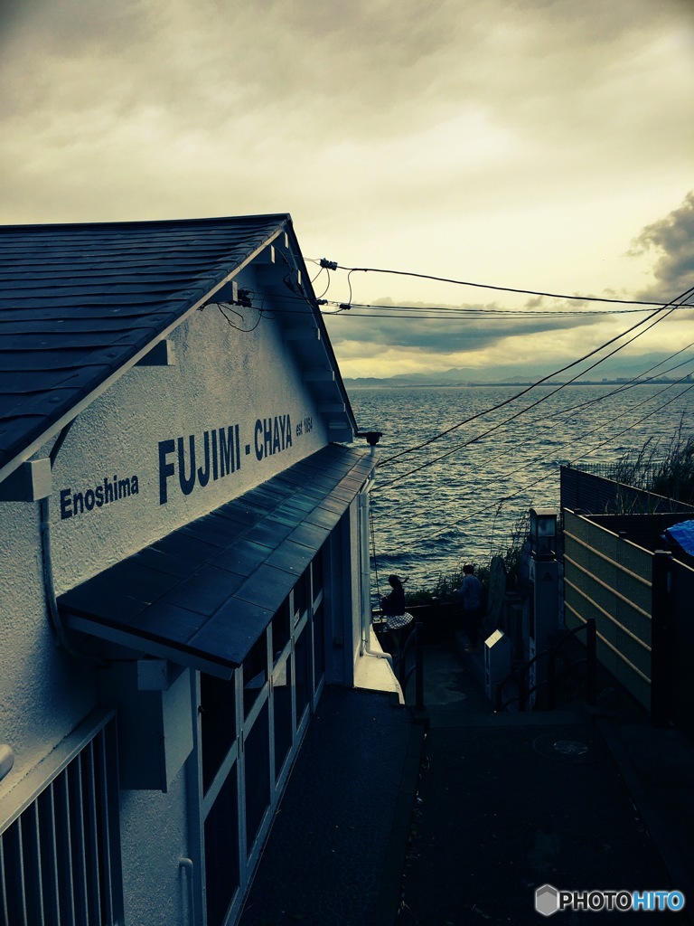 江ノ島の茶店