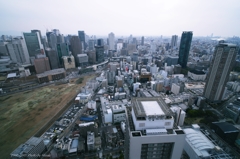 梅田スカイビル　空中庭園展望台からの景色