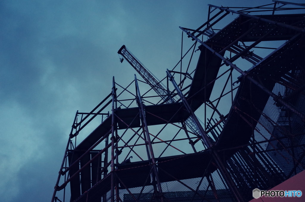 新宿スナップ　工事現場