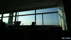 搭乗待ち（羽田空港）