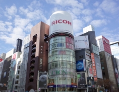 銀座にて　RICOH