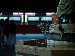 浅草寺にて