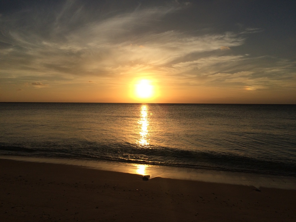 波照間の夕日