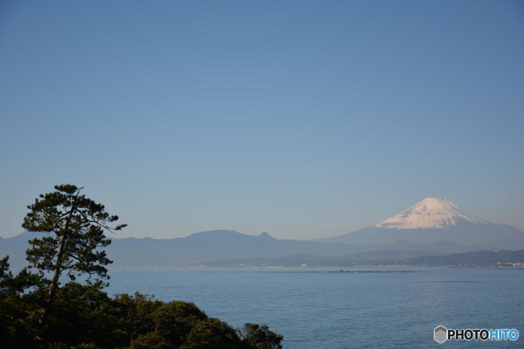 湘南海岸からの富士山