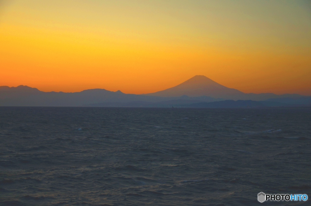 富士夕景