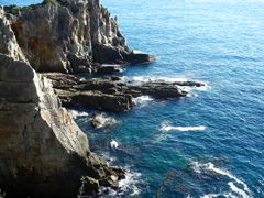 白浜　三段壁の海岸