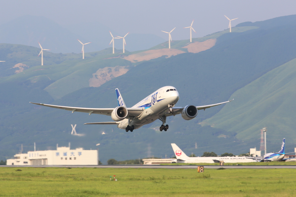 熊本空港　787