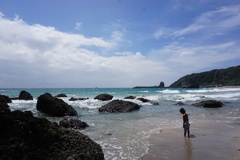 伊豆の田牛海水浴場