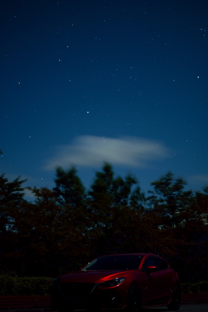 月明かり、星あかり、魂赤