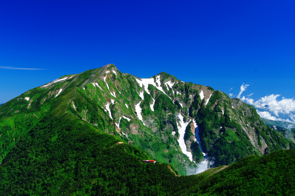 盛夏鹿島槍ヶ岳