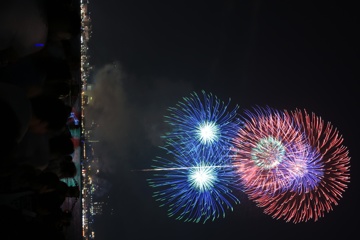 関門海峡花火大会2016  ①