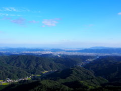 蛇園山から眺める福山市