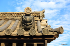 法隆寺にて