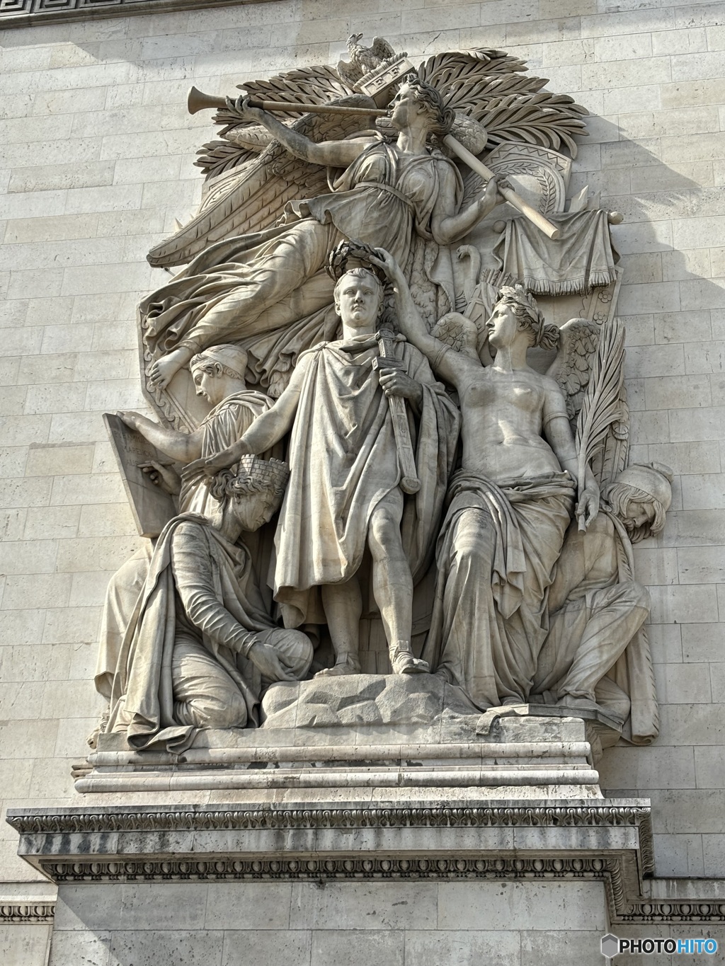 凱旋門の彫刻 1