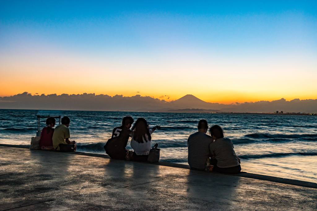 湘南の夕暮れ