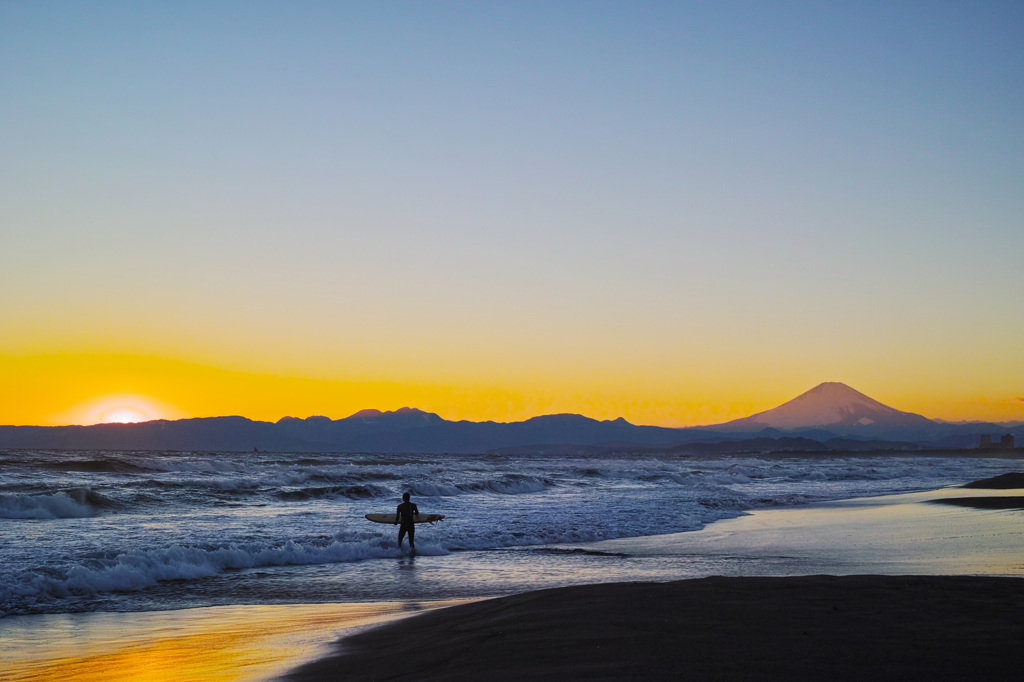 湘南の夕暮れ