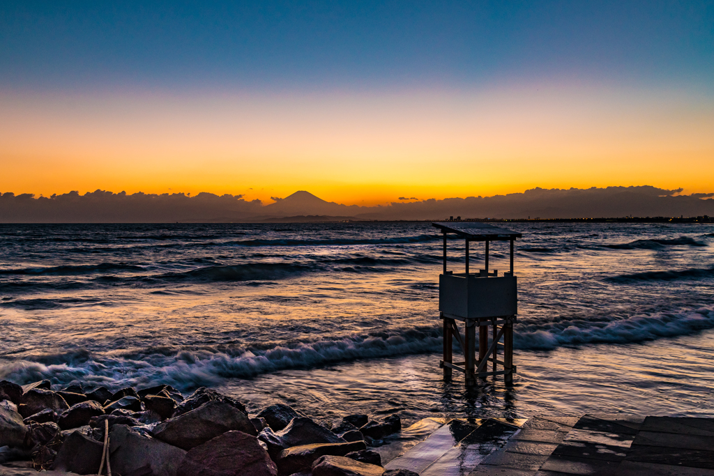 片瀬西浜海岸
