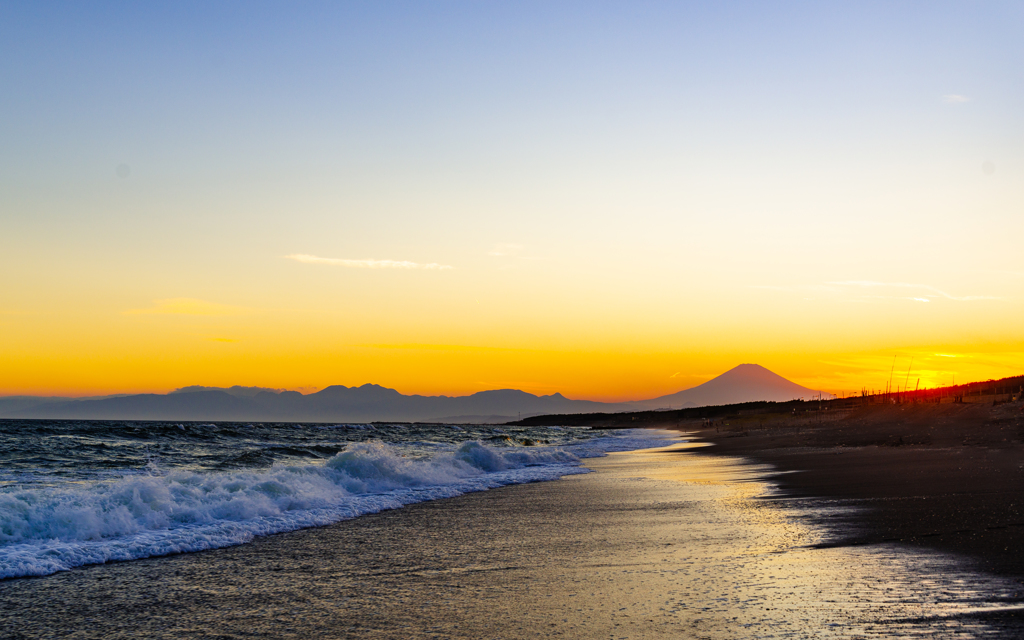 湘南の夕暮れ