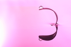 pink reflection