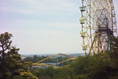 遊園地の見える丘