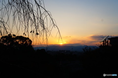 京都の夕焼け
