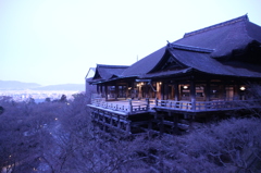 早朝の冬