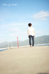 海空を見上げて