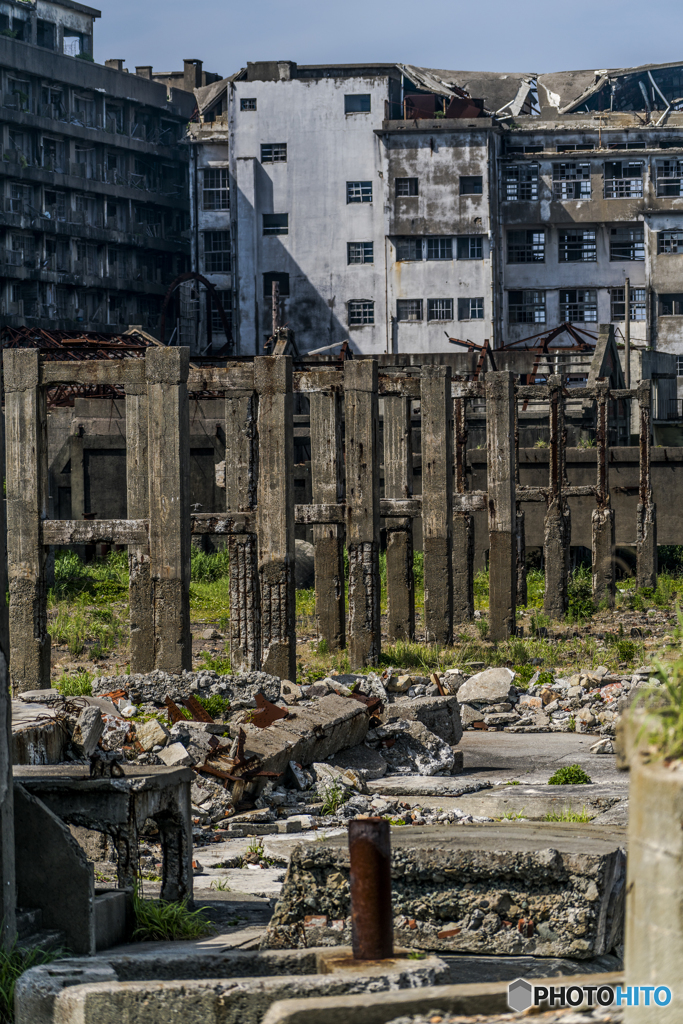 軍艦島（島内）２