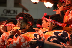 くんち囃子の若者