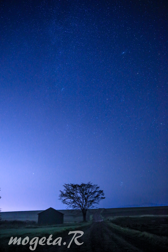 ハートと星空