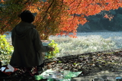 秋を描く女（ひと）