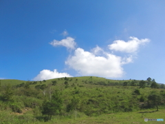 晴天の霧ヶ峰高原