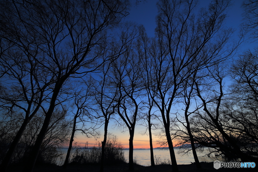 琵琶湖夕景Ⅰ