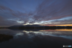 木曽川夕景