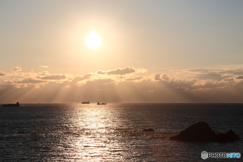 潮岬夕景