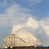 夏の空高く