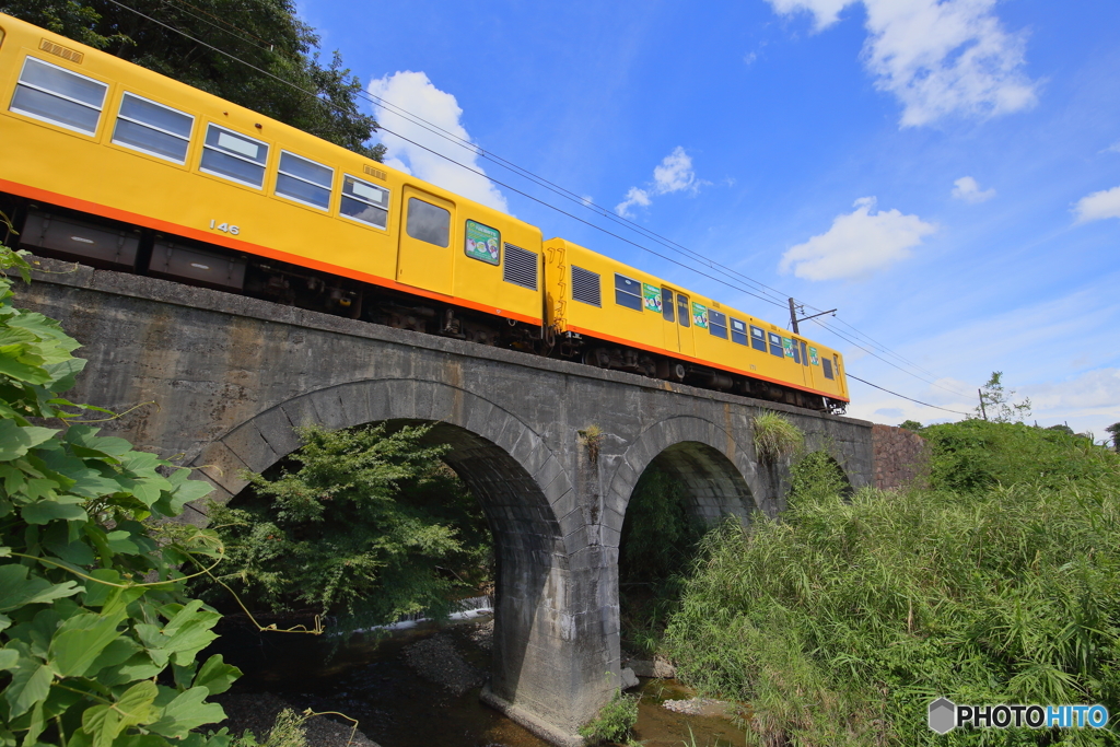 三岐鉄道の眼鏡橋