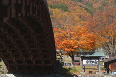奈良井宿の太鼓橋