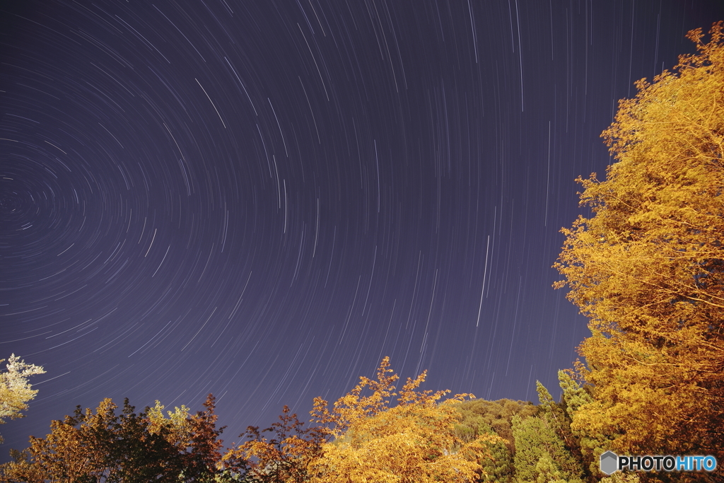 高山・清見の夜空