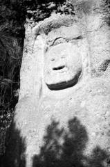 熊野磨崖仏の不動明王像