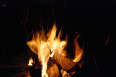 焚き火②