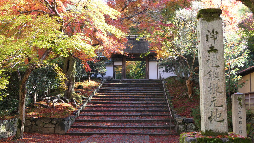 京都　安楽寺山門