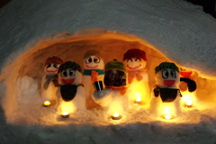 白峰　雪だるままつり