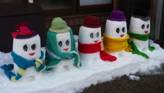 白峰　雪だるままつり