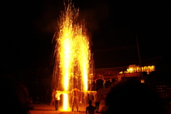 瀧田大社風鎮祭　奉納手筒花火