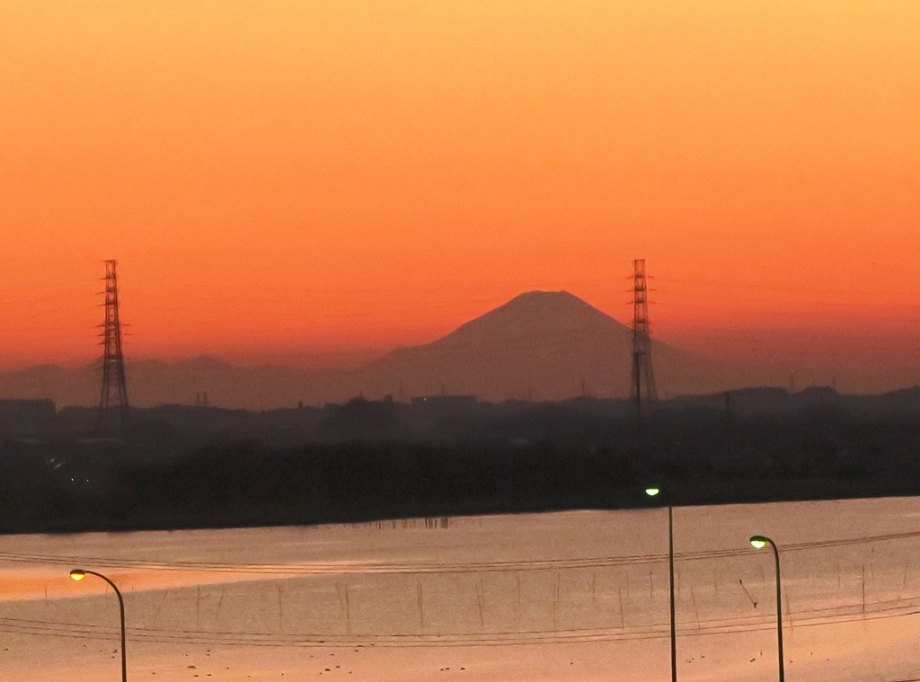 牛久沼夕景